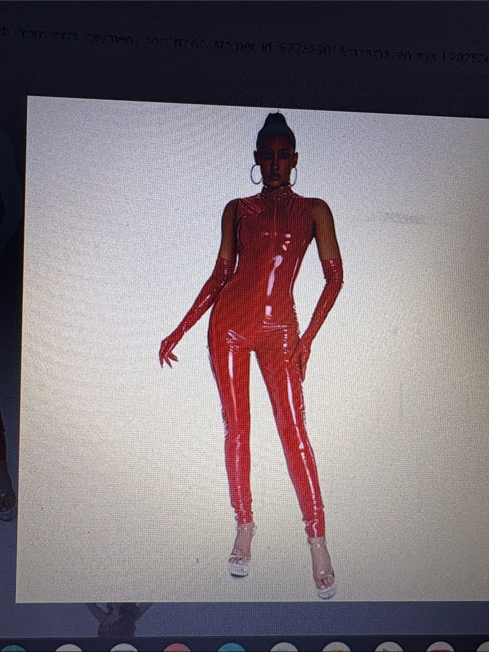 Sleek Red High-Shine Sleeveless Jumpsuits
